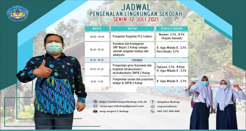 PENGENALAN LINGKUNGAN SEKOLAH (Senin, 12 juli 2021)