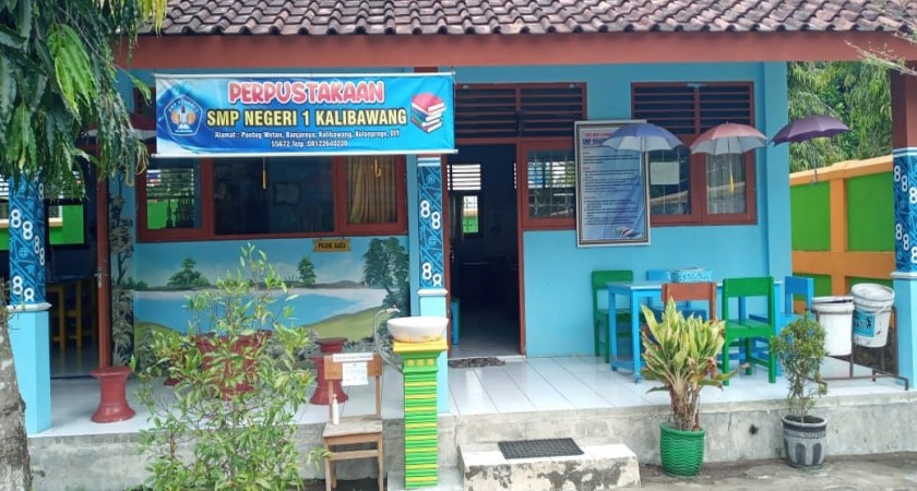 Ngangsu Kawruh (Kunjungan ke Perpustakaan SMPN 1 Kalibawang)