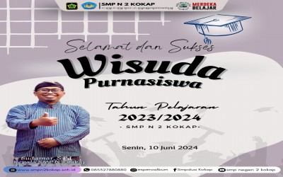 PENGUMUMAN HASIL UJIAN DAN PERPISAHAN SISWA SMP N 2 KOKAP TAHUN AJARAN 2023/2024  “Tangis haru perpisahan dan keberhasilan”