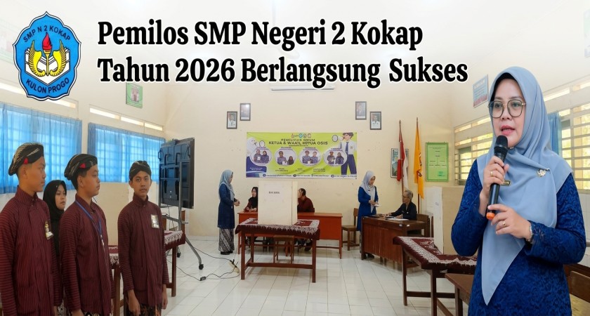 Pemilos SMP Negeri 2 Kokap Tahun 2026 Berlangsung Sukses